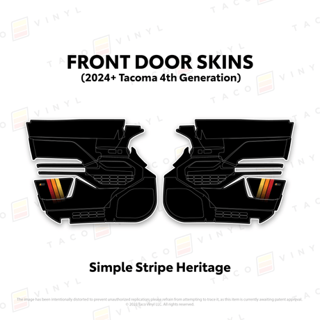 2024+ Tacoma Door Skins - Xtrusion Overland