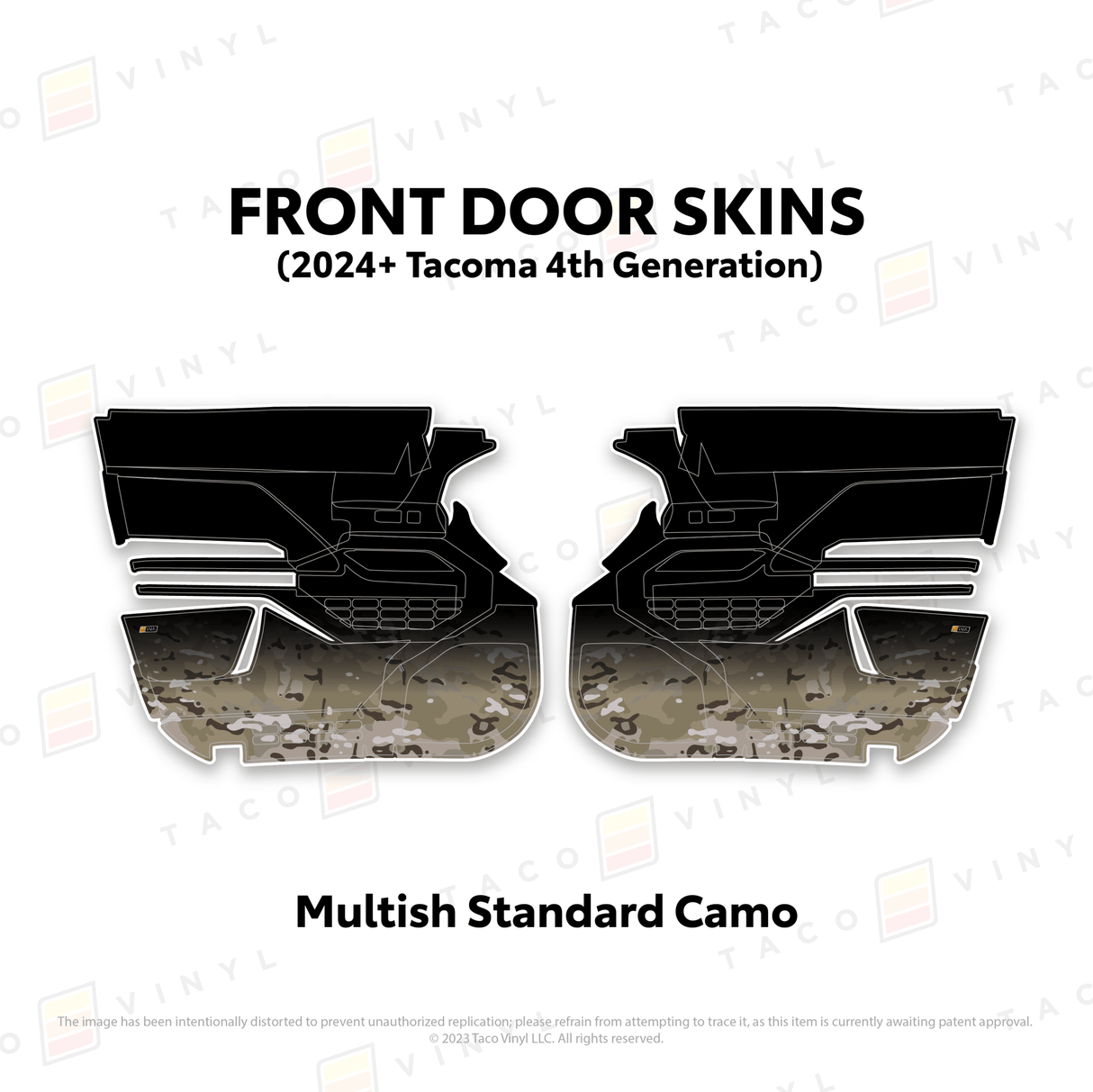 2024+ Tacoma Door Skins - Xtrusion Overland