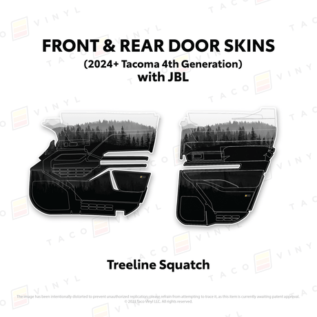 2024+ Tacoma Door Skins - Xtrusion Overland