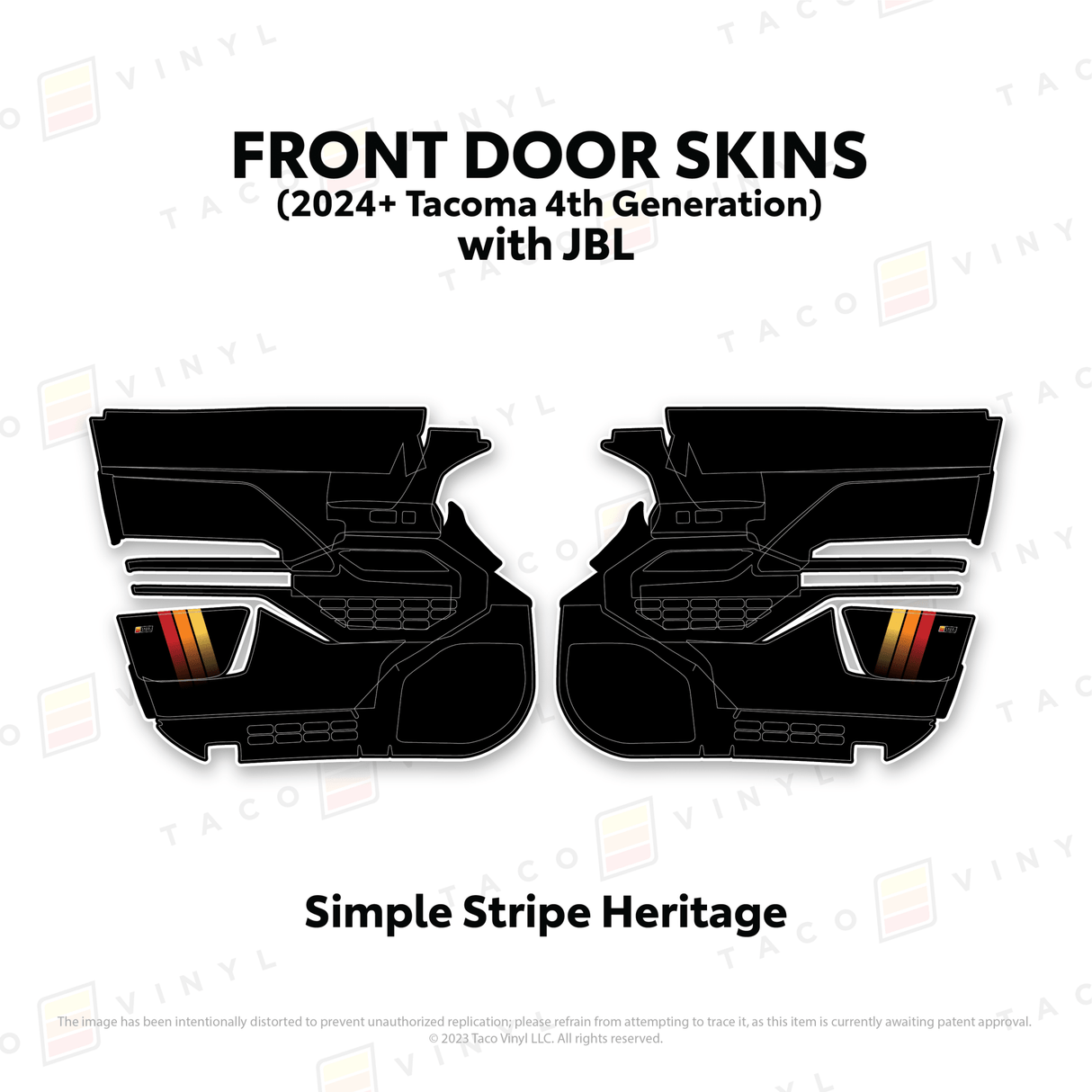 2024+ Tacoma Door Skins - Xtrusion Overland