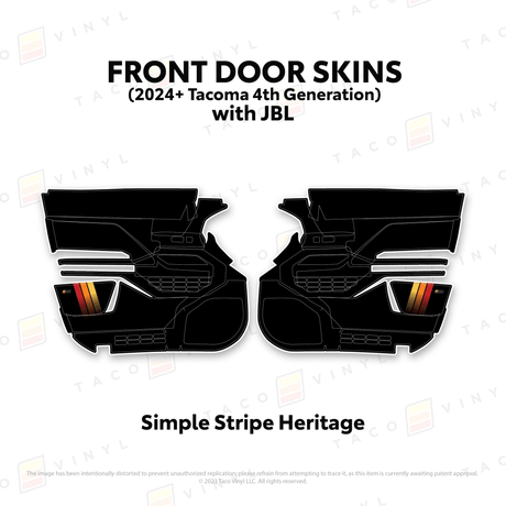 2024+ Tacoma Door Skins - Xtrusion Overland