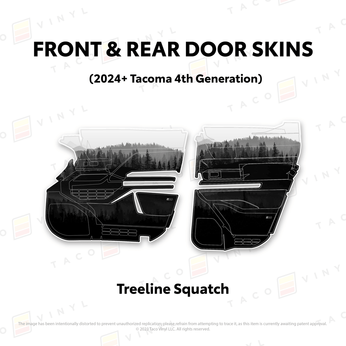 2024+ Tacoma Door Skins - Xtrusion Overland