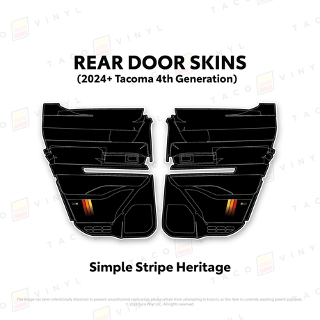 2024+ Tacoma Door Skins - Xtrusion Overland