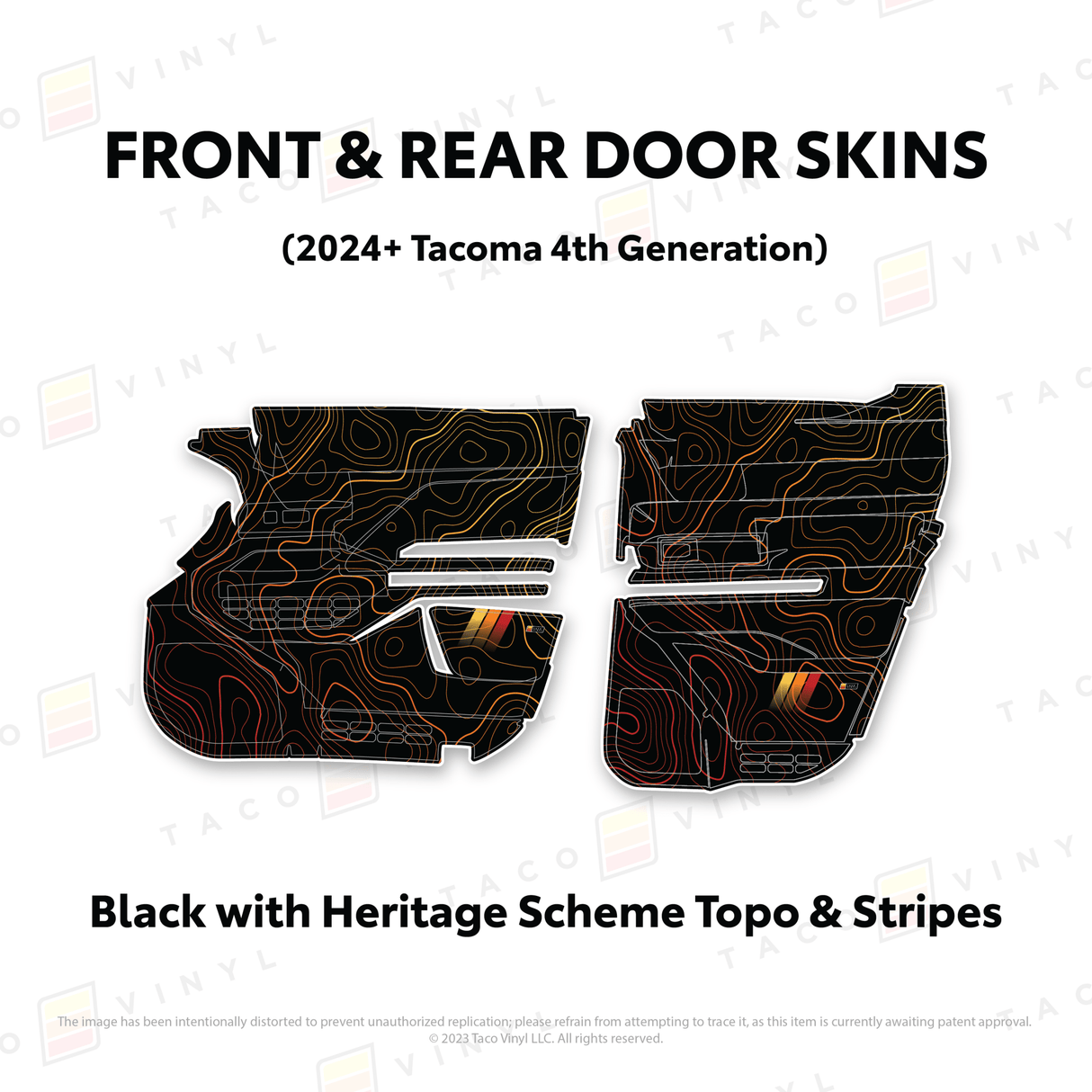 2024+ Tacoma Door Skins - Xtrusion Overland