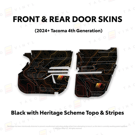 2024+ Tacoma Door Skins - Xtrusion Overland