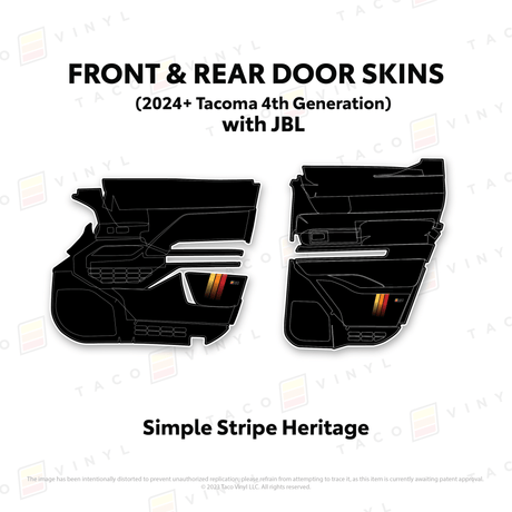 2024+ Tacoma Door Skins - Xtrusion Overland