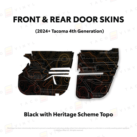 2024+ Tacoma Door Skins - Xtrusion Overland