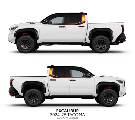 2024+ Tacoma Excalibur Decal Kit - Xtrusion Overland