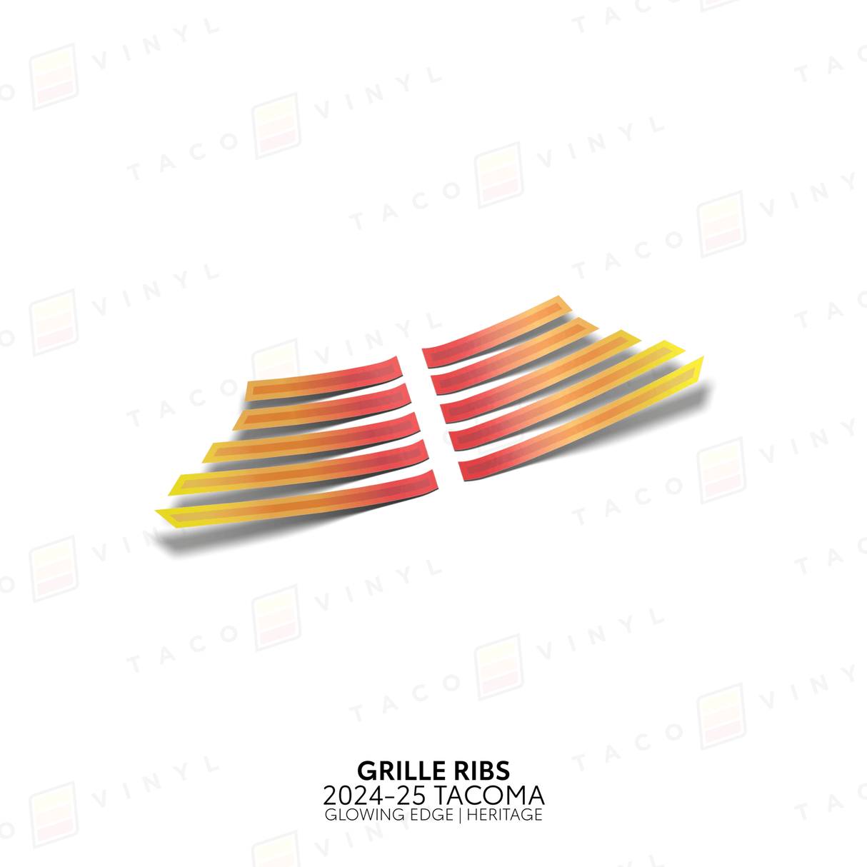 2024+ Tacoma Glowing Edge Grille Rib Decal - Xtrusion Overland