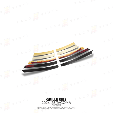 2024+ Tacoma Glowing Edge Grille Rib Decal - Xtrusion Overland