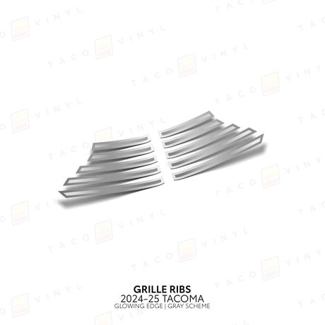 2024+ Tacoma Glowing Edge Grille Rib Decal - Xtrusion Overland