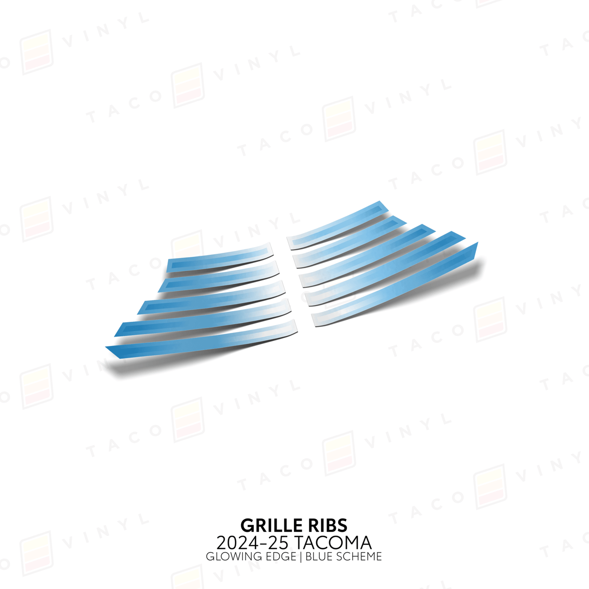 2024+ Tacoma Glowing Edge Grille Rib Decal - Xtrusion Overland