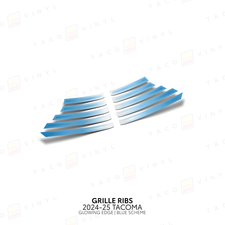 2024+ Tacoma Glowing Edge Grille Rib Decal - Xtrusion Overland
