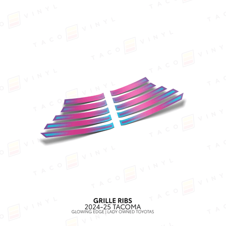 2024+ Tacoma Glowing Edge Grille Rib Decal - Xtrusion Overland