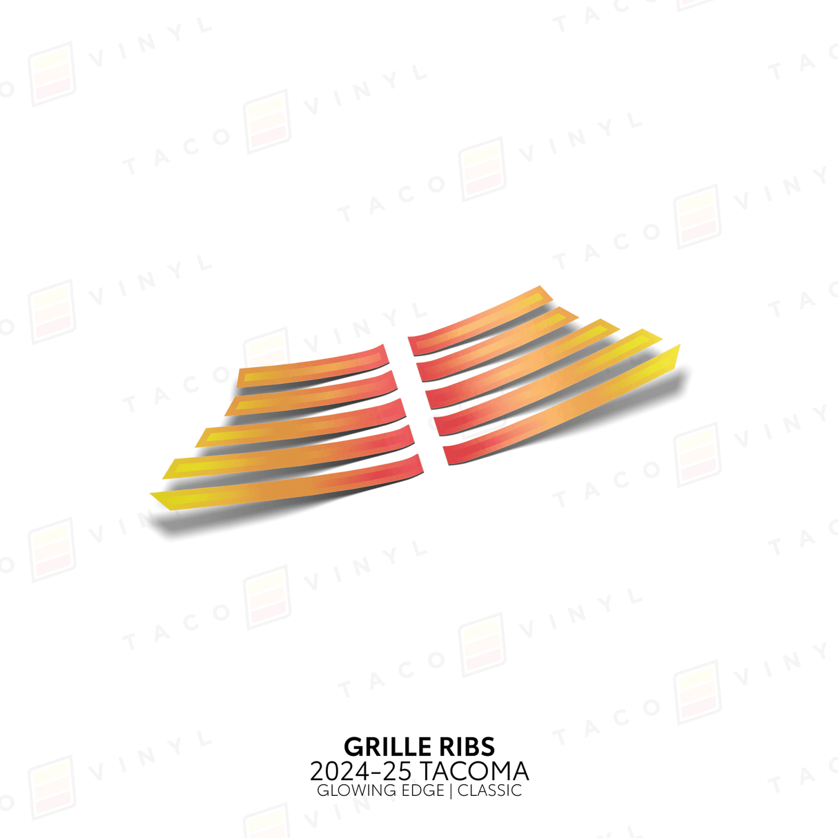 2024+ Tacoma Glowing Edge Grille Rib Decal - Xtrusion Overland