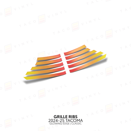 2024+ Tacoma Glowing Edge Grille Rib Decal - Xtrusion Overland