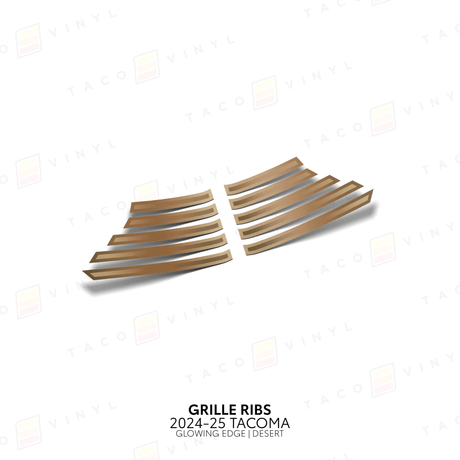 2024+ Tacoma Glowing Edge Grille Rib Decal - Xtrusion Overland