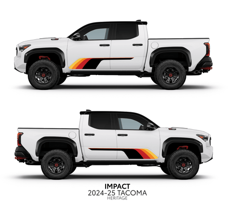 2024+ Tacoma Impact Rocker Panel Decal Kit - Xtrusion Overland