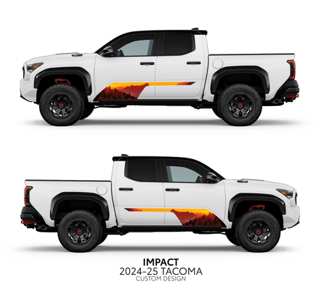 2024+ Tacoma Impact Rocker Panel Decal Kit - Xtrusion Overland