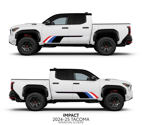 2024+ Tacoma Impact Rocker Panel Decal Kit - Xtrusion Overland