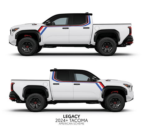 2024+ Tacoma Legacy Decal Kit - Xtrusion Overland