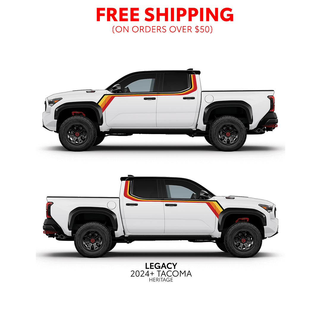2024+ Tacoma Legacy Decal Kit - Xtrusion Overland