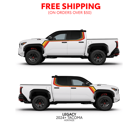 2024+ Tacoma Legacy Decal Kit - Xtrusion Overland
