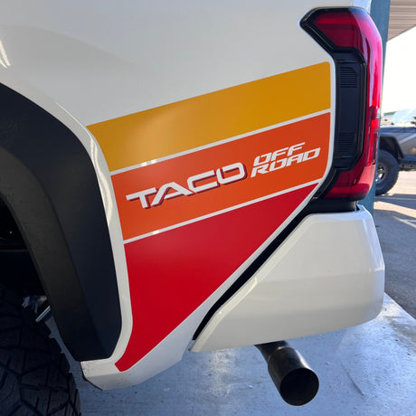 2024+ Tacoma Lower Bedside Decals - Xtrusion Overland