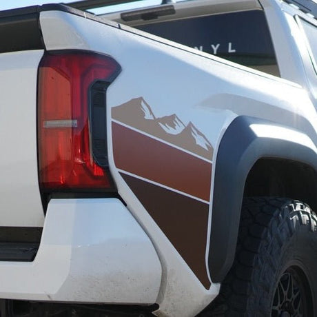 2024+ Tacoma Lower Bedside Decals - Xtrusion Overland