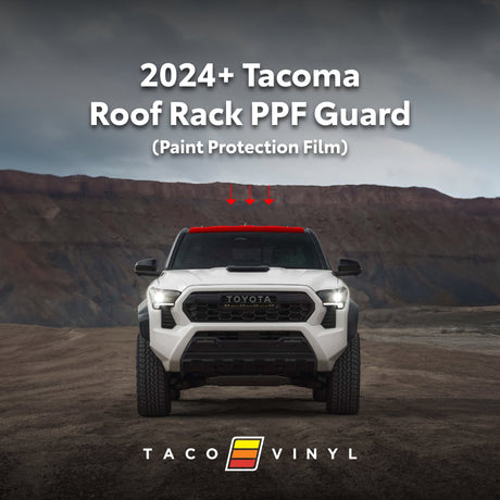 2024+ Tacoma PPF Roof Rack Guard - Xtrusion Overland