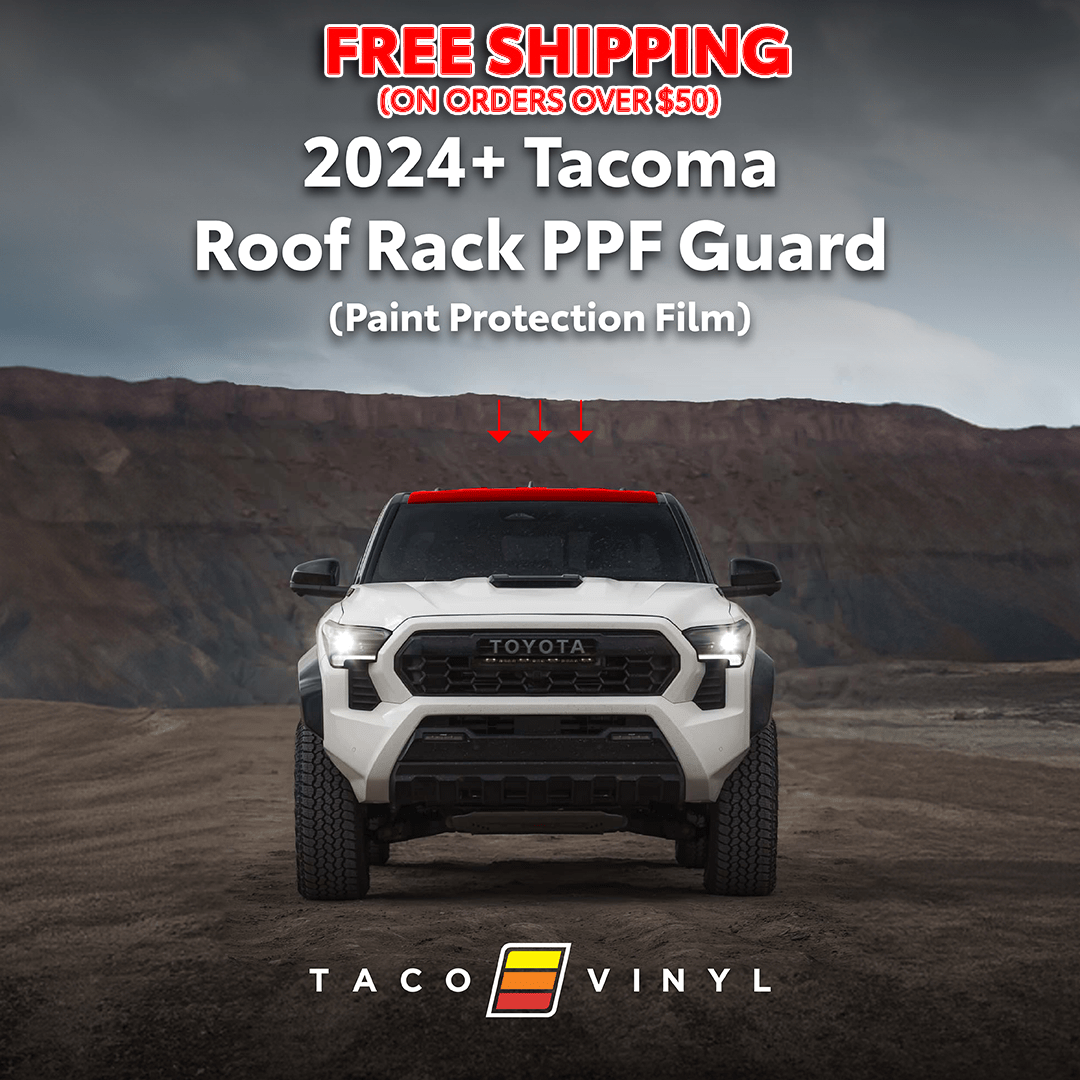 2024+ Tacoma PPF Roof Rack Guard - Xtrusion Overland