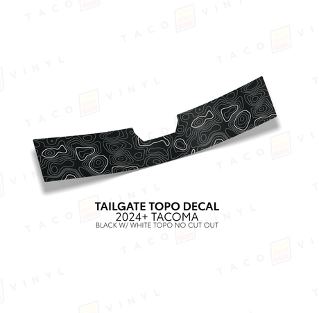 2024+ Tacoma Tailgate Topo Decal - Xtrusion Overland