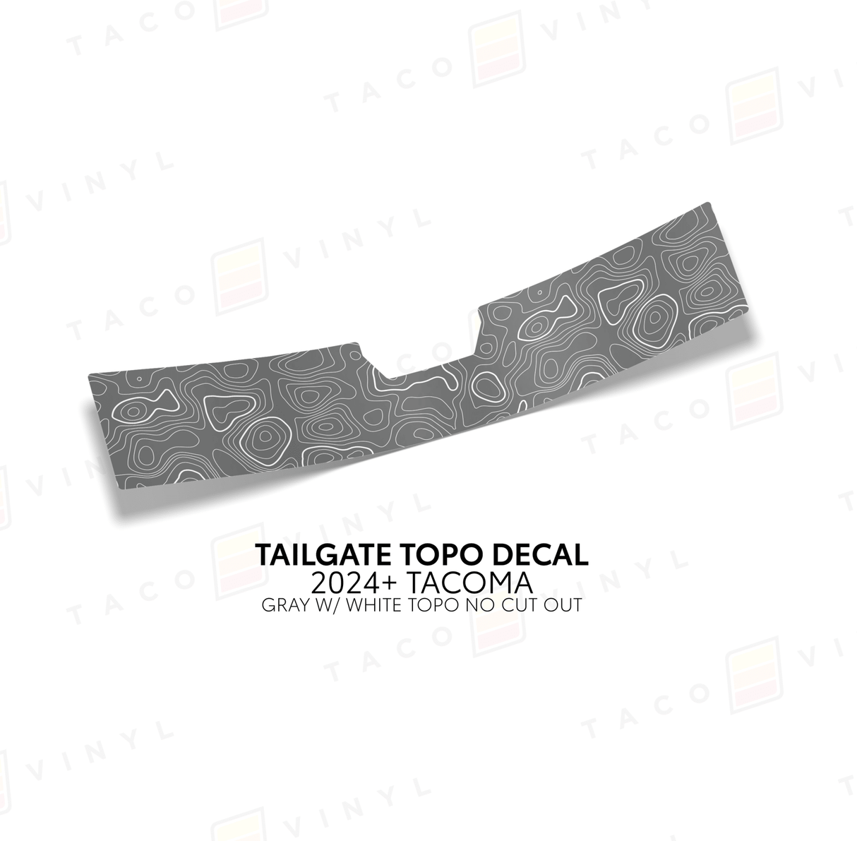 2024+ Tacoma Tailgate Topo Decal - Xtrusion Overland