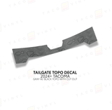 2024+ Tacoma Tailgate Topo Decal - Xtrusion Overland
