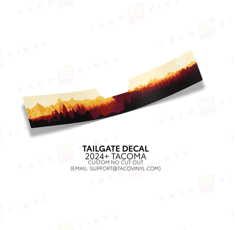2024+ Tacoma Tailgate Topo Decal - Xtrusion Overland
