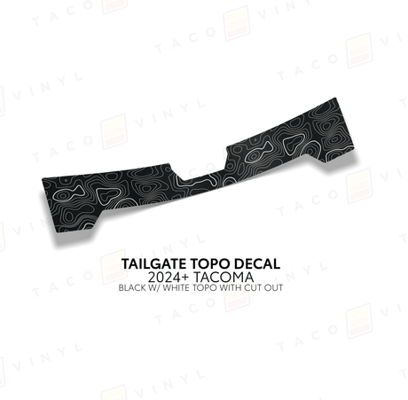 2024+ Tacoma Tailgate Topo Decal - Xtrusion Overland