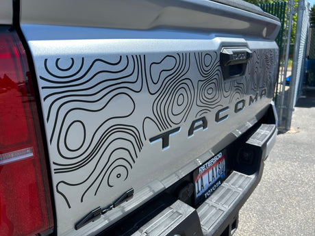 2024+ Tacoma Tailgate Topo Decal - Xtrusion Overland
