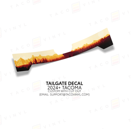 2024+ Tacoma Tailgate Topo Decal - Xtrusion Overland