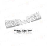 2024+ Tacoma Tailgate Topo Decal - Xtrusion Overland