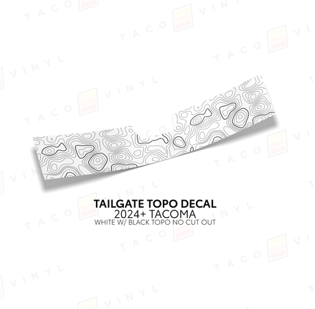 2024+ Tacoma Tailgate Topo Decal - Xtrusion Overland