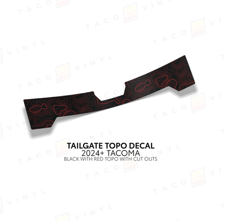 2024+ Tacoma Tailgate Topo Decal - Xtrusion Overland