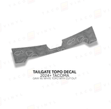2024+ Tacoma Tailgate Topo Decal - Xtrusion Overland