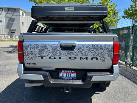 2024+ Tacoma Tailgate Topo Decal - Xtrusion Overland