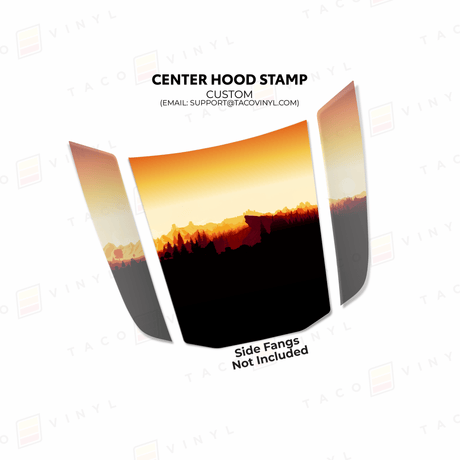 2024 Tacoma/2025+ 4Runner Apex Hood Stamp - Xtrusion Overland