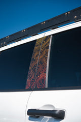 2024+ Tacoma/2025+ 4Runner Door Pillar Decals - Xtrusion Overland