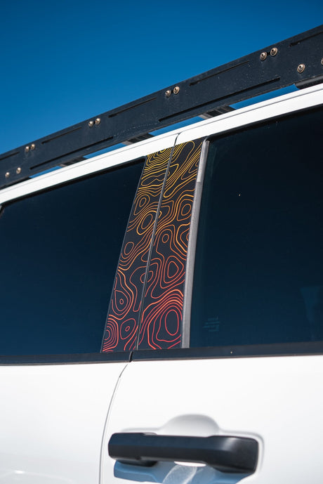 2024+ Tacoma/2025+ 4Runner Door Pillar Decals - Xtrusion Overland