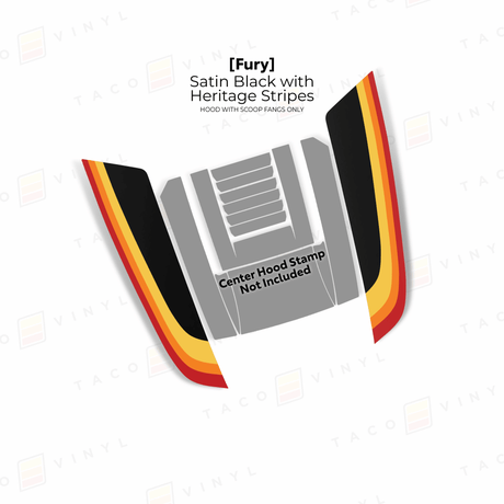 2024+ Tacoma/2025+ 4Runner Fury Hood Scoop Stamp - Xtrusion Overland