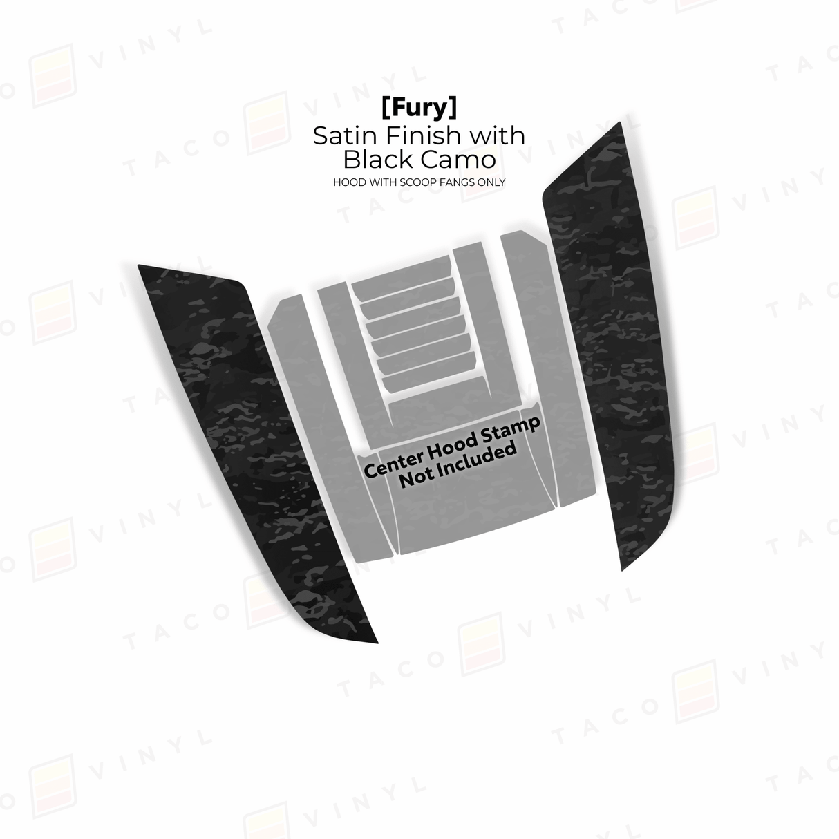 2024+ Tacoma/2025+ 4Runner Fury Hood Scoop Stamp - Xtrusion Overland