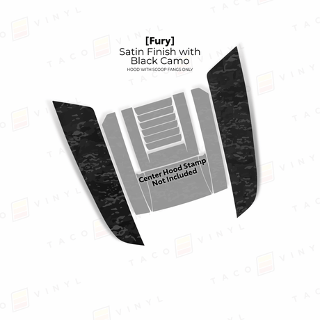 2024+ Tacoma/2025+ 4Runner Fury Hood Scoop Stamp - Xtrusion Overland