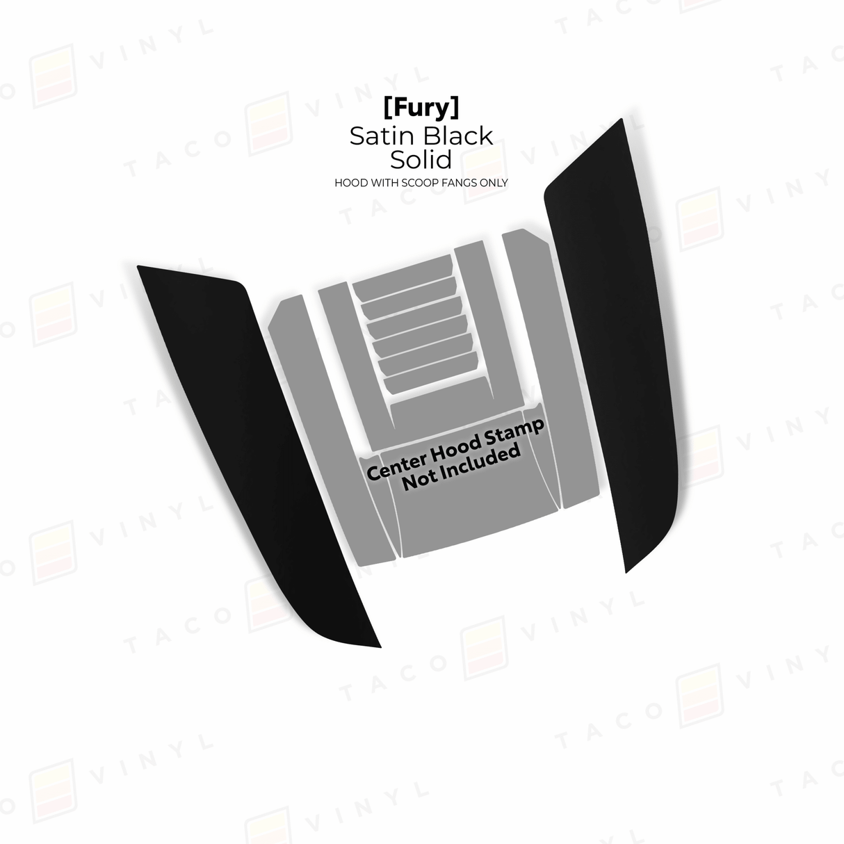 2024+ Tacoma/2025+ 4Runner Fury Hood Scoop Stamp - Xtrusion Overland